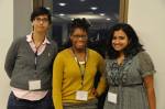 With Graduate Student Council President Keila Davis (Fall 2013), and GSC VP-elect Lakshmi Padmanabhan (VP 2014-2015)